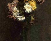 Chrysanthemums - 亨利·方丹·拉图尔